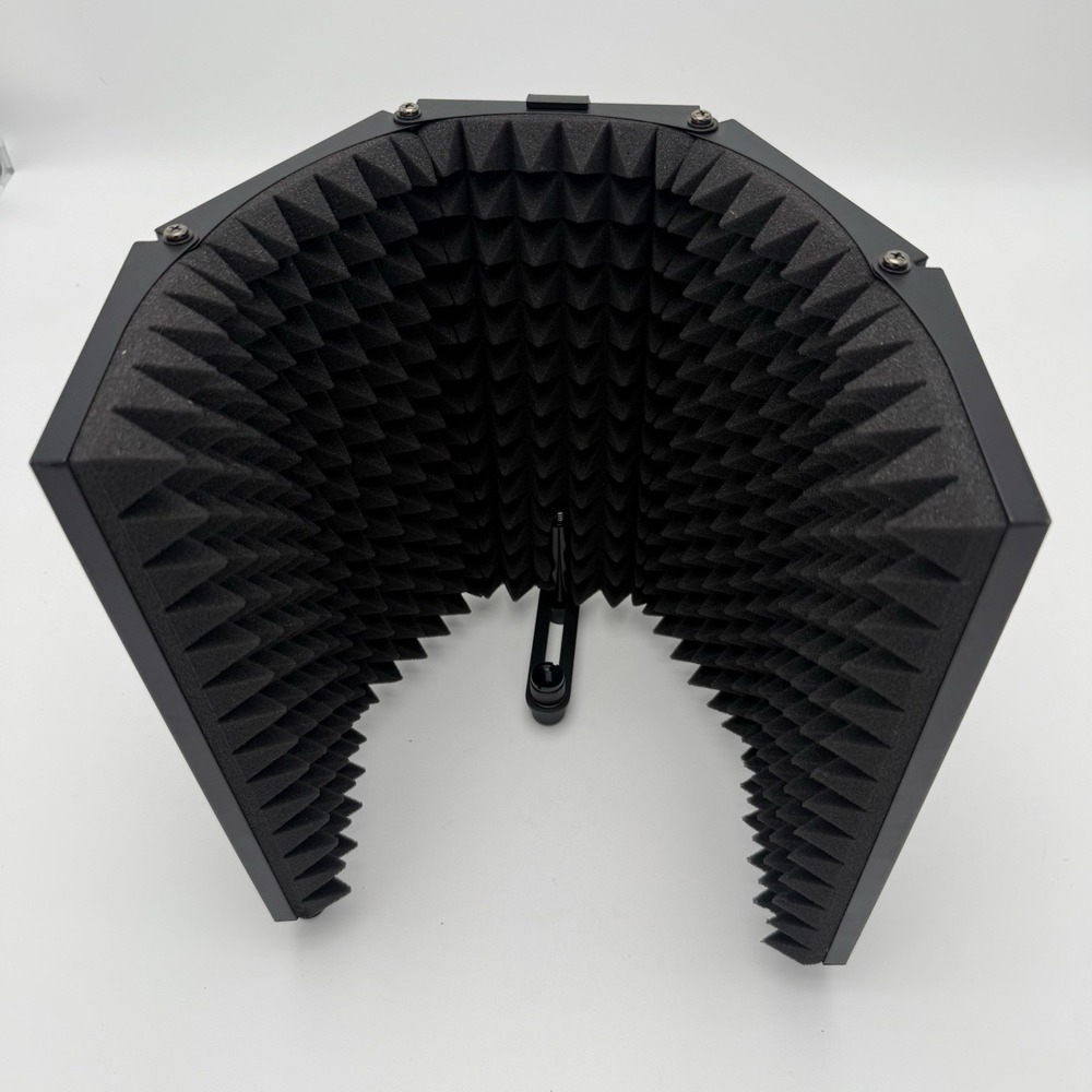 Dmsky Microphone Isolation Shield Foldable Reflection Filter Vocal Booth